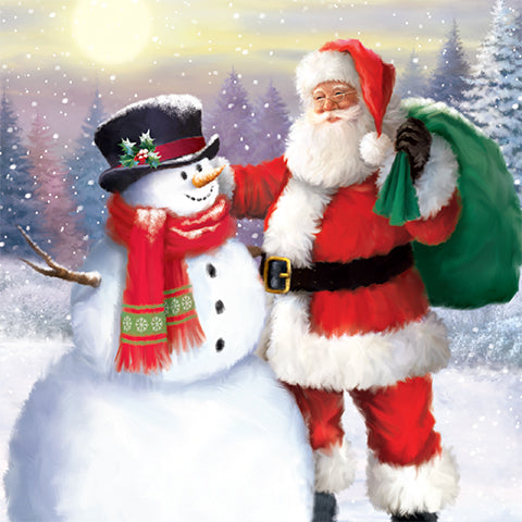 Santa and the Snowman